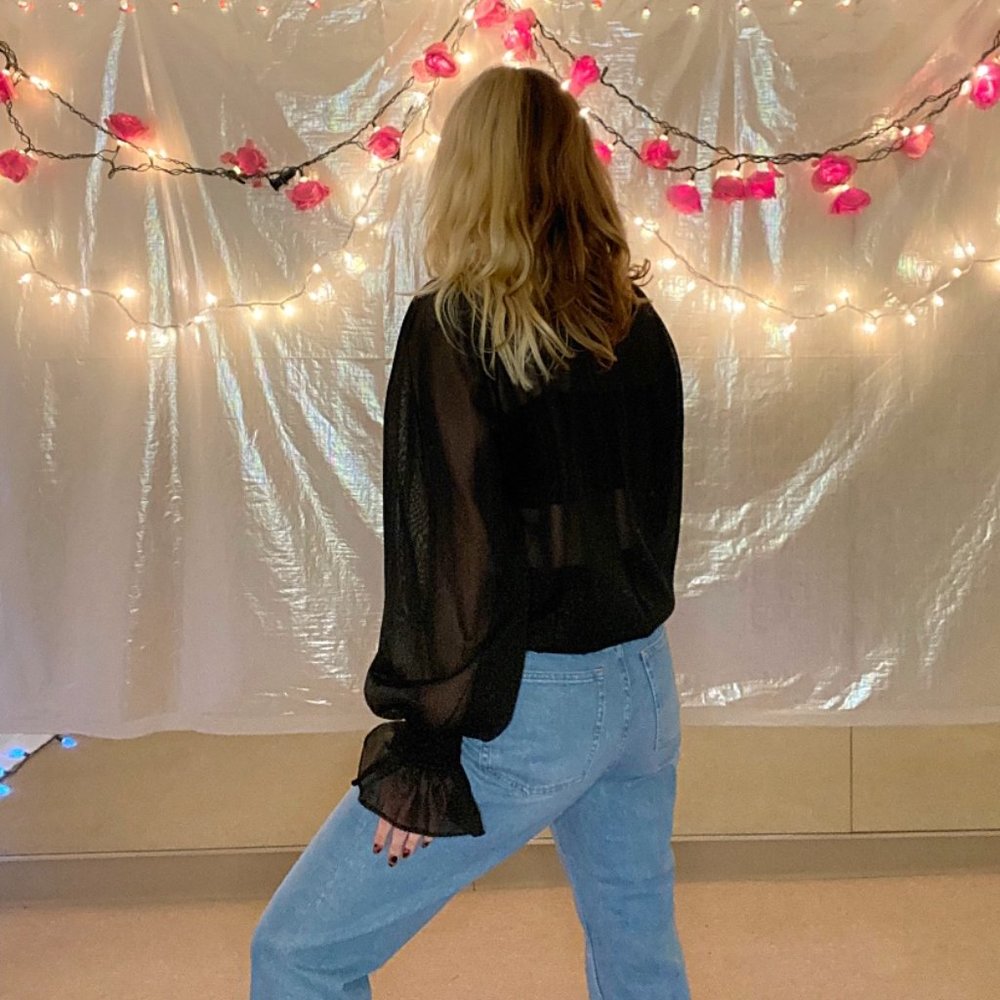 Sheer Blouse - Picture 3 of 4